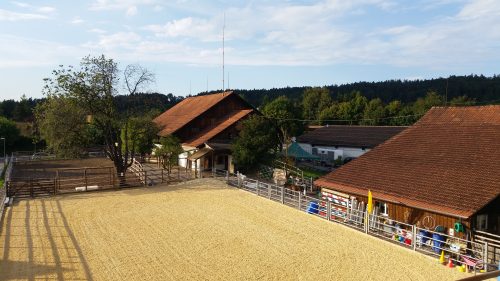 Stallgelände Vogelperspektive
